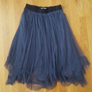 Blue Tulle Skirt